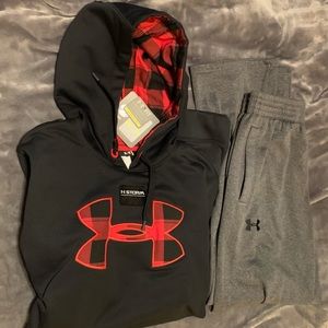 Under Armour hoodie and sweat pants